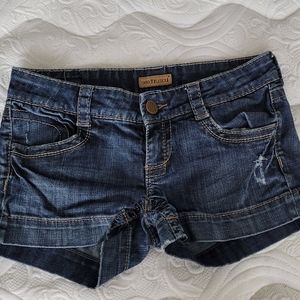See Thru Soul Jean Shorts
